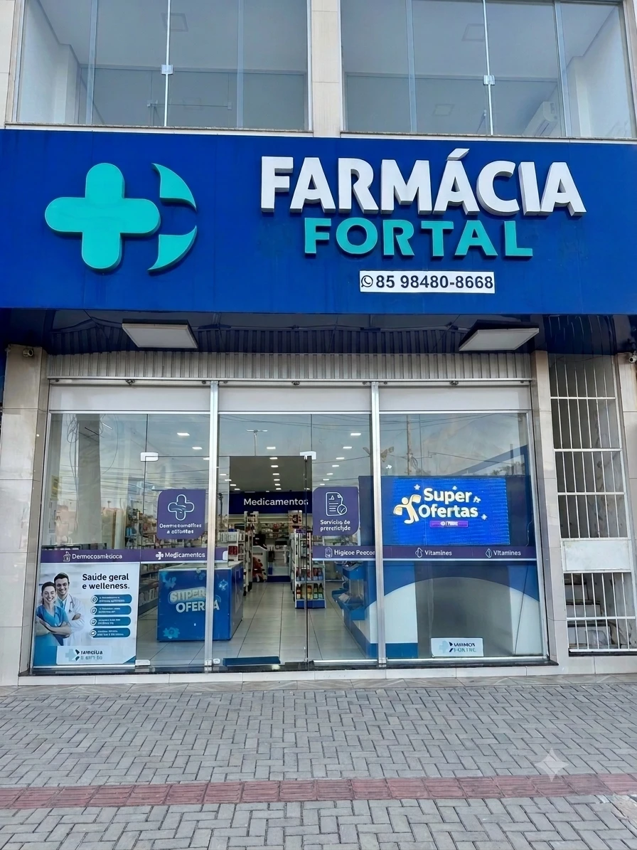Fachada da Farmácia Fortal